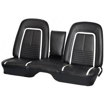 1967 Camaro Deluxe Front and Rear Bench Seat Upholstery - Non-Folding Rear (53")