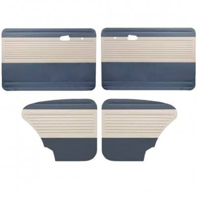 1949-1978 Bug, 2 Tone, Horizontal Panels, Front & Rear, w/o Pockets