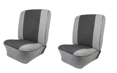 Front & Rear Cloth 12" Insert Upholstery, 1961-74 VW Type III, Notchback & Fastback, W/Armrest